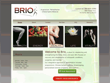 Tablet Screenshot of brioacupuncture.com